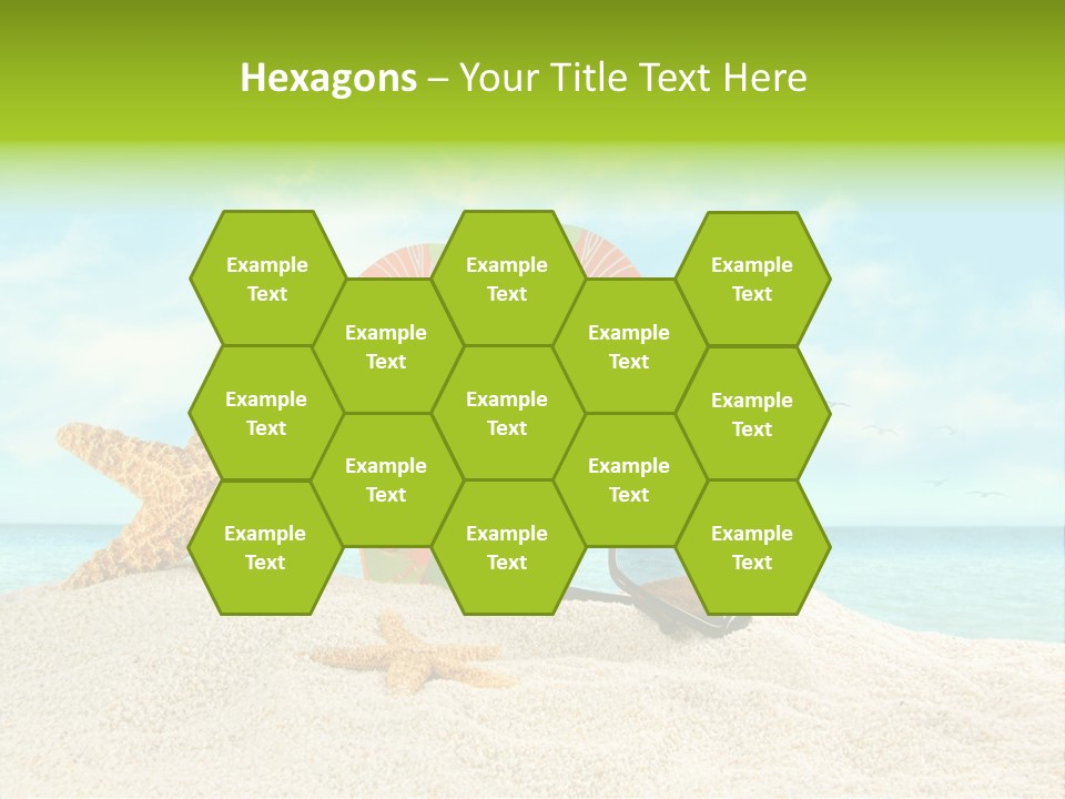 Wave Sun Tropical PowerPoint Template