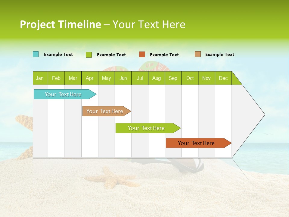 Wave Sun Tropical PowerPoint Template