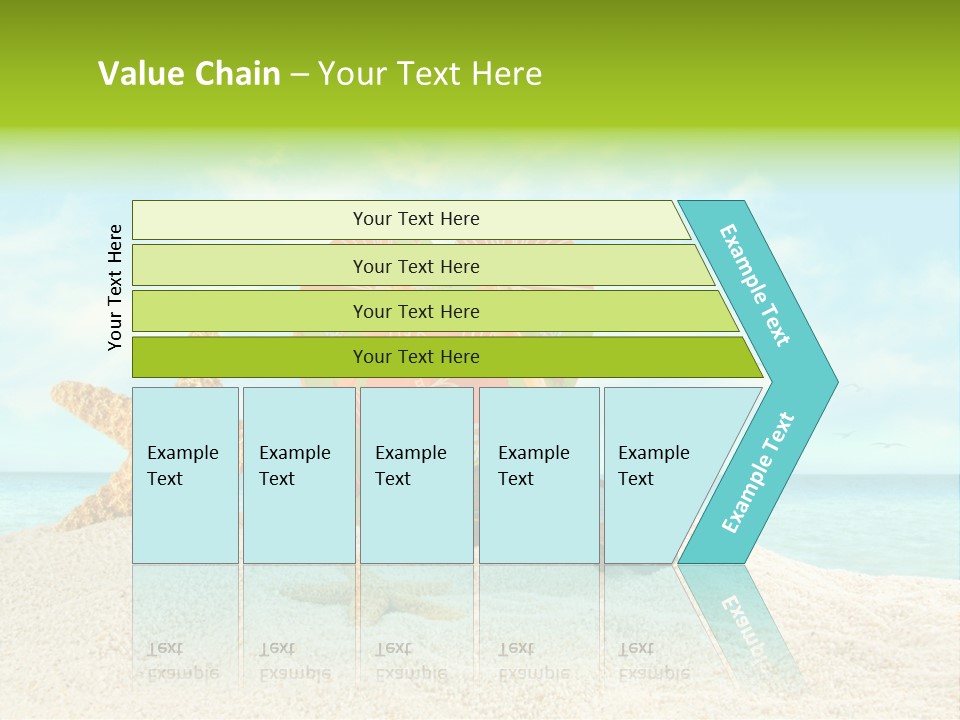 Wave Sun Tropical PowerPoint Template