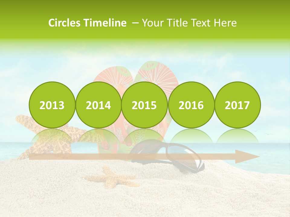 Wave Sun Tropical PowerPoint Template
