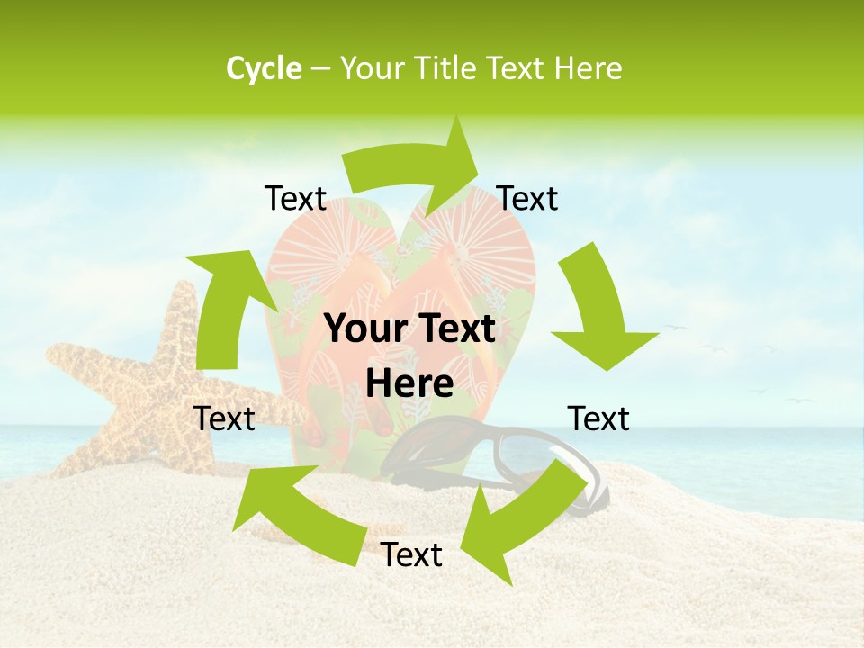 Wave Sun Tropical PowerPoint Template