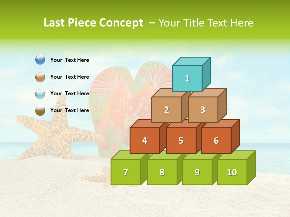 Wave Sun Tropical PowerPoint Template