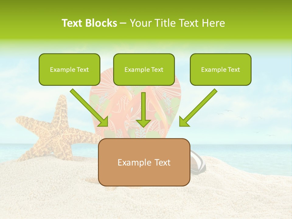 Wave Sun Tropical PowerPoint Template