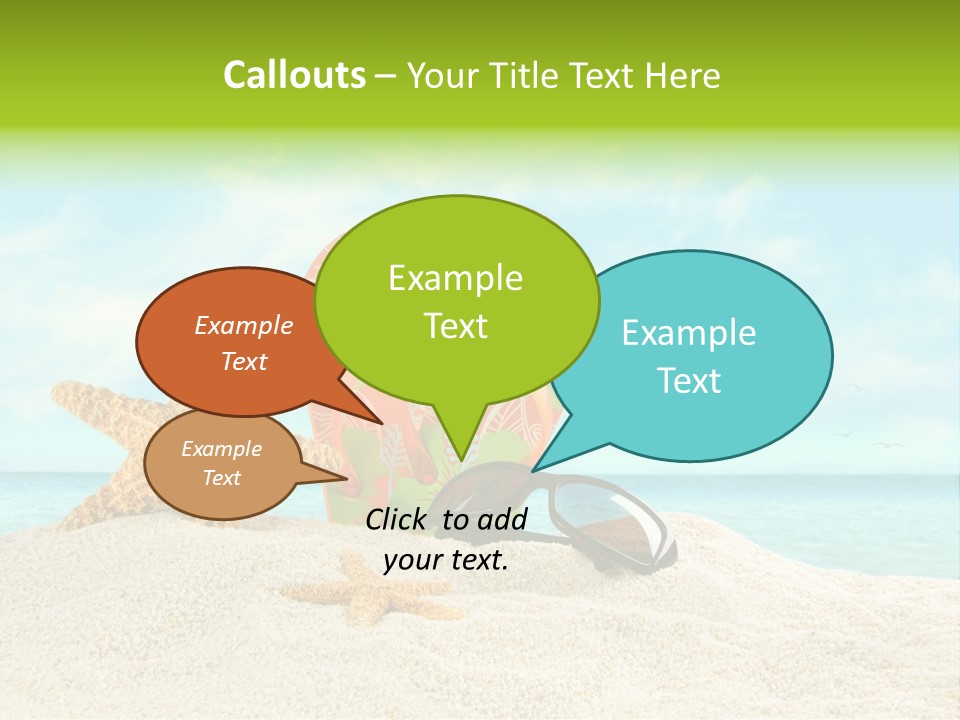 Wave Sun Tropical PowerPoint Template