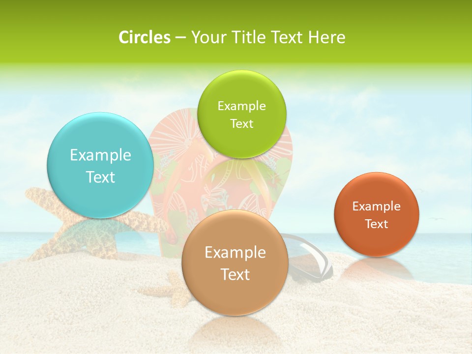 Wave Sun Tropical PowerPoint Template