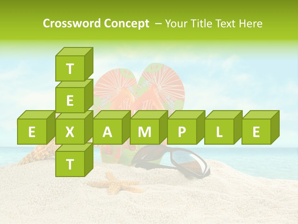 Wave Sun Tropical PowerPoint Template