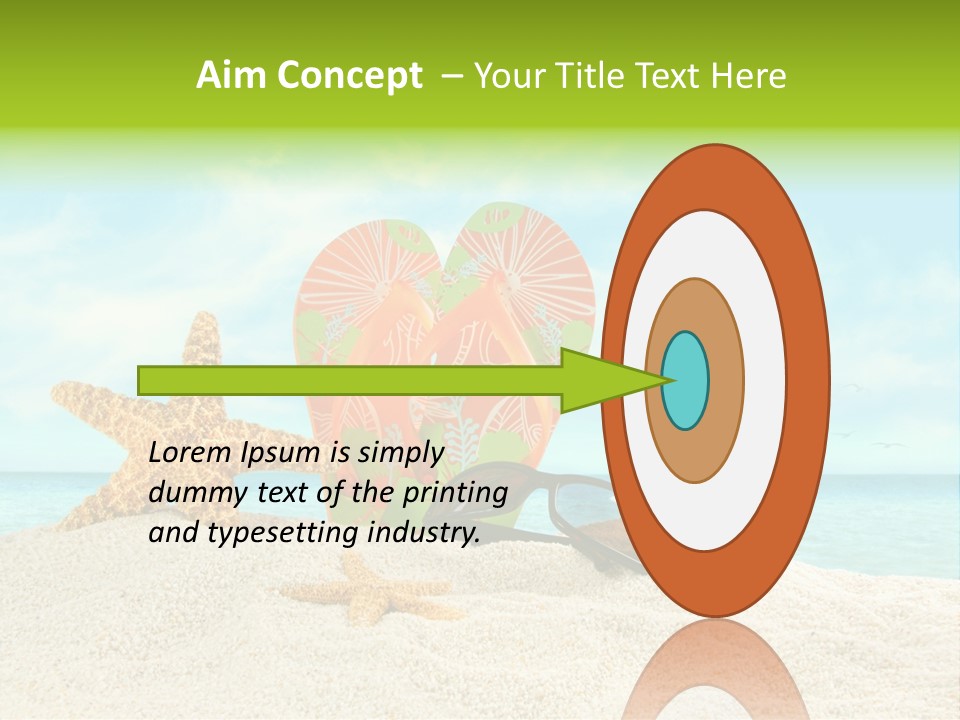 Wave Sun Tropical PowerPoint Template