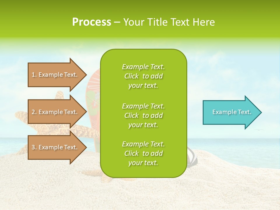 Wave Sun Tropical PowerPoint Template