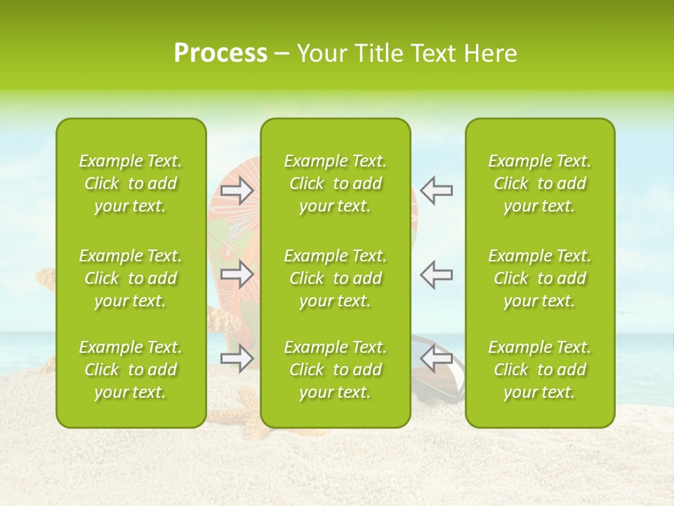 Wave Sun Tropical PowerPoint Template
