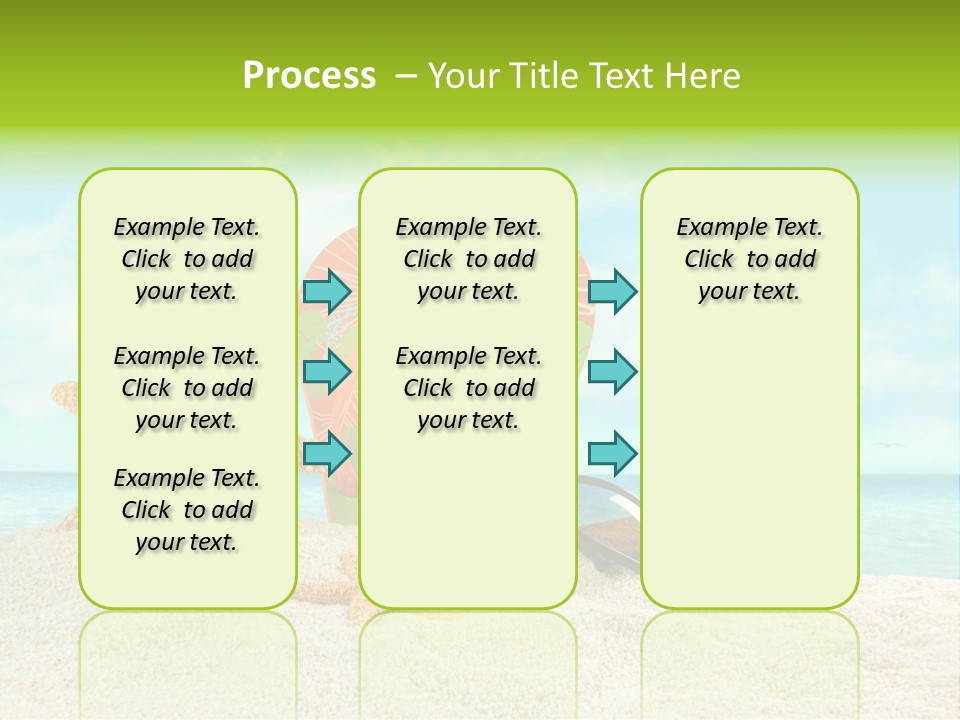 Wave Sun Tropical PowerPoint Template