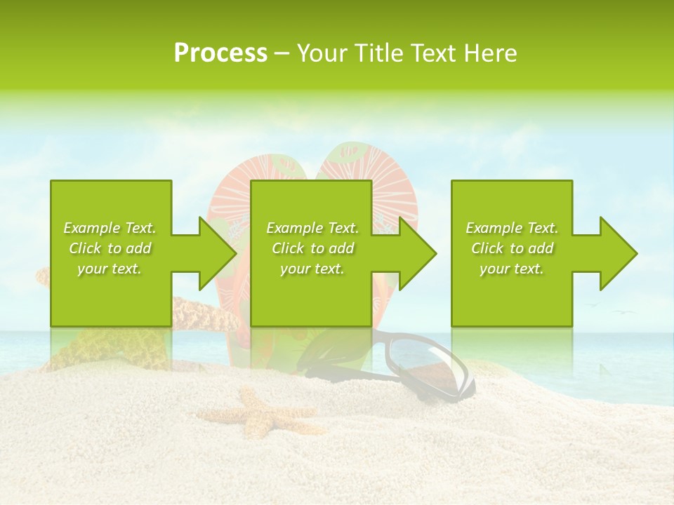 Wave Sun Tropical PowerPoint Template