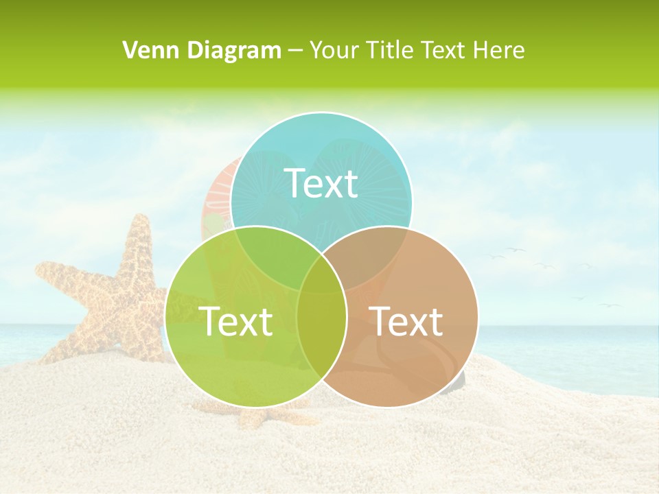 Wave Sun Tropical PowerPoint Template