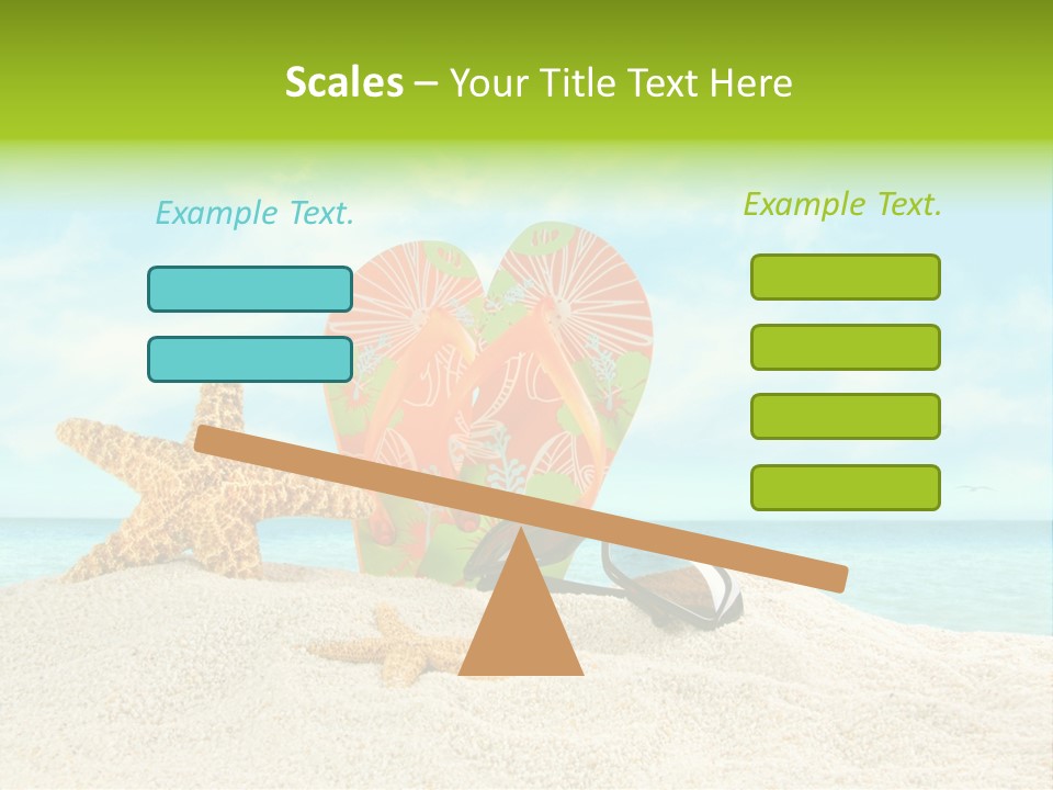Wave Sun Tropical PowerPoint Template