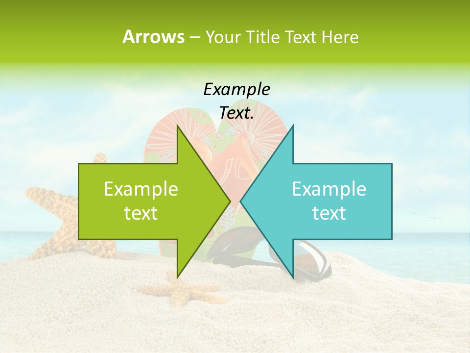 Wave Sun Tropical PowerPoint Template