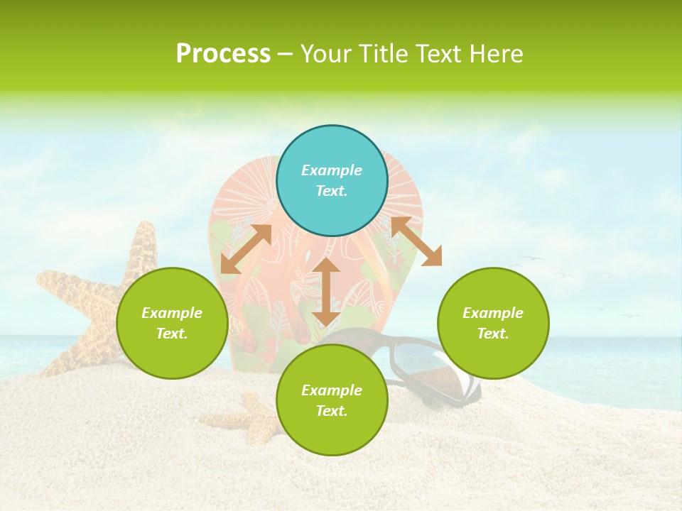 Wave Sun Tropical PowerPoint Template