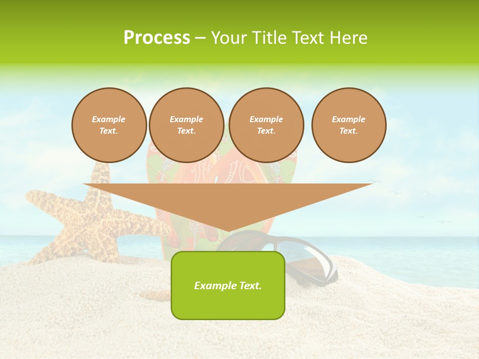 Wave Sun Tropical PowerPoint Template