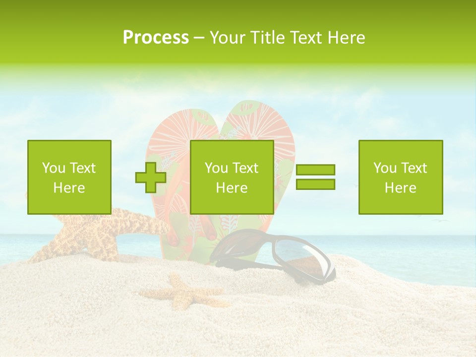 Wave Sun Tropical PowerPoint Template