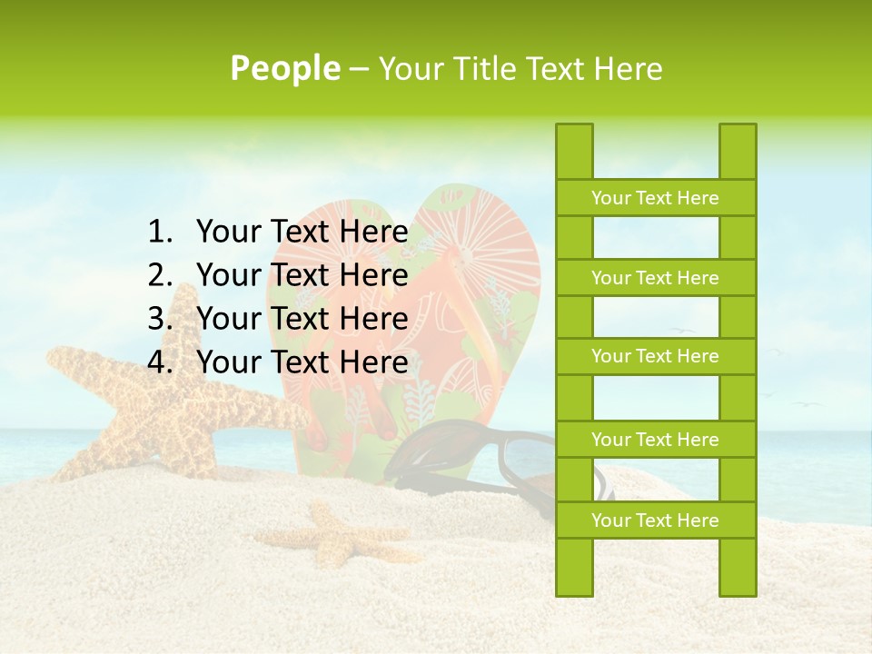 Wave Sun Tropical PowerPoint Template