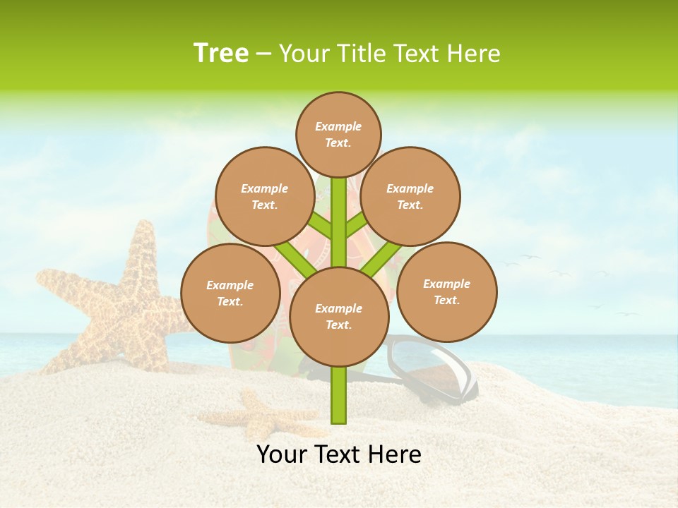 Wave Sun Tropical PowerPoint Template