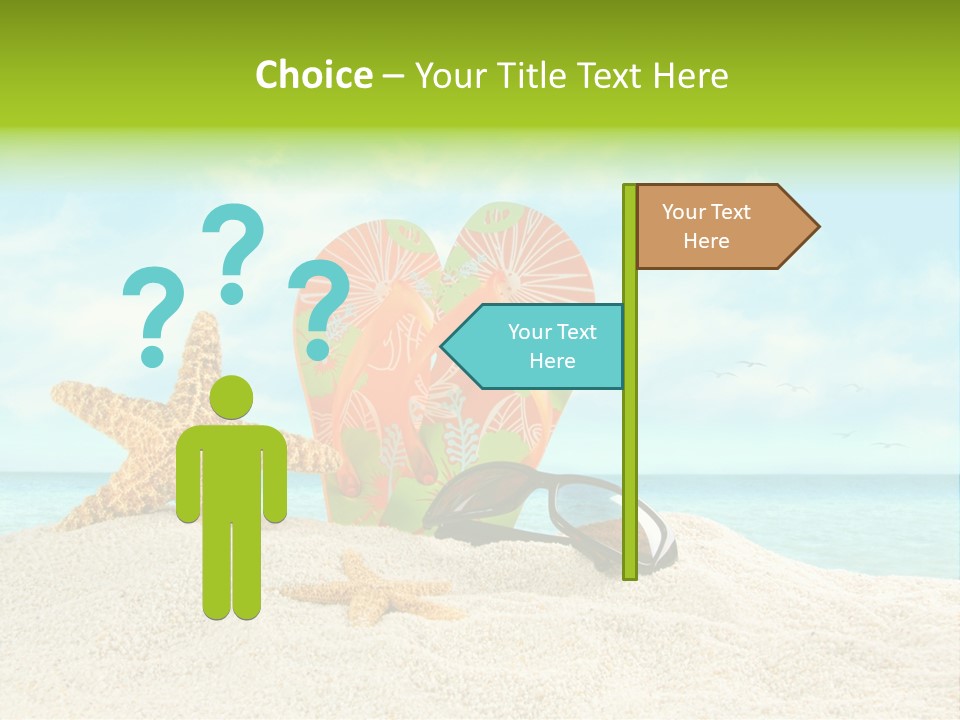 Wave Sun Tropical PowerPoint Template