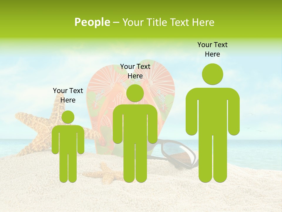 Wave Sun Tropical PowerPoint Template