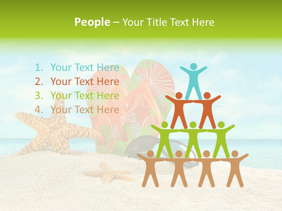 Wave Sun Tropical PowerPoint Template