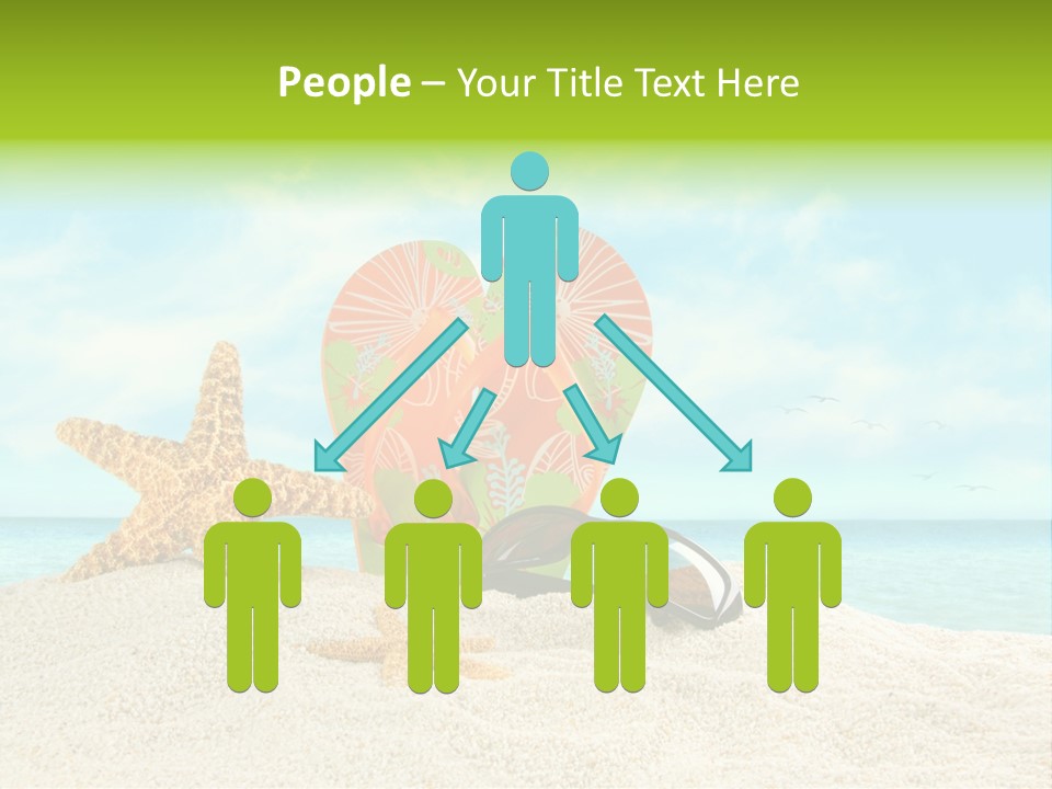 Wave Sun Tropical PowerPoint Template