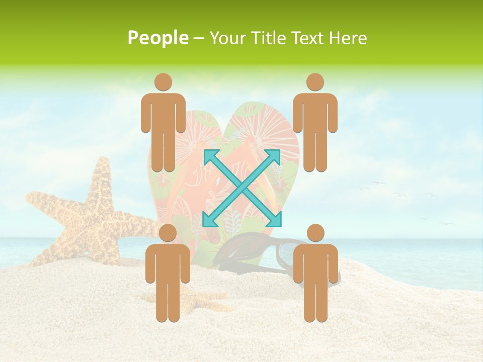 Wave Sun Tropical PowerPoint Template