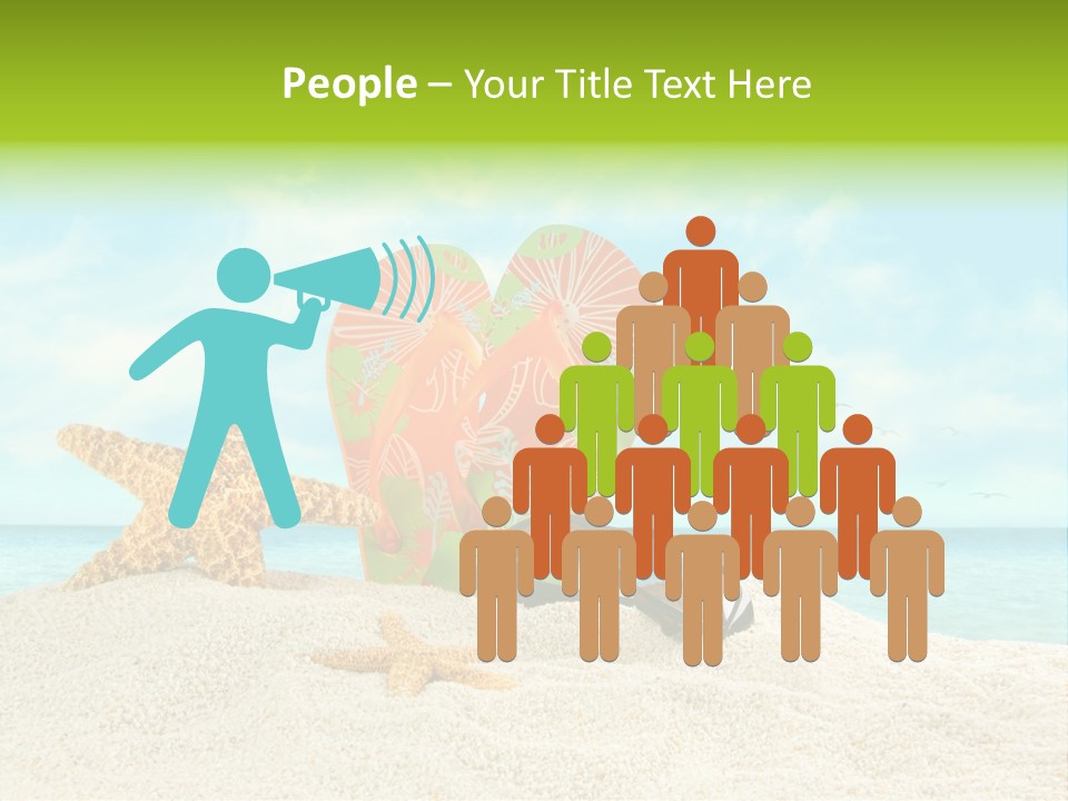 Wave Sun Tropical PowerPoint Template