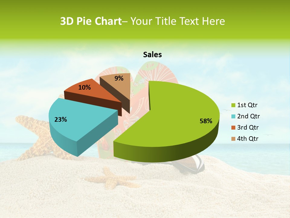 Wave Sun Tropical PowerPoint Template
