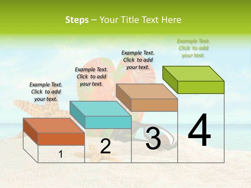 Wave Sun Tropical PowerPoint Template