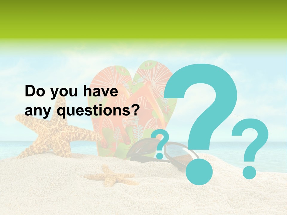 Wave Sun Tropical PowerPoint Template