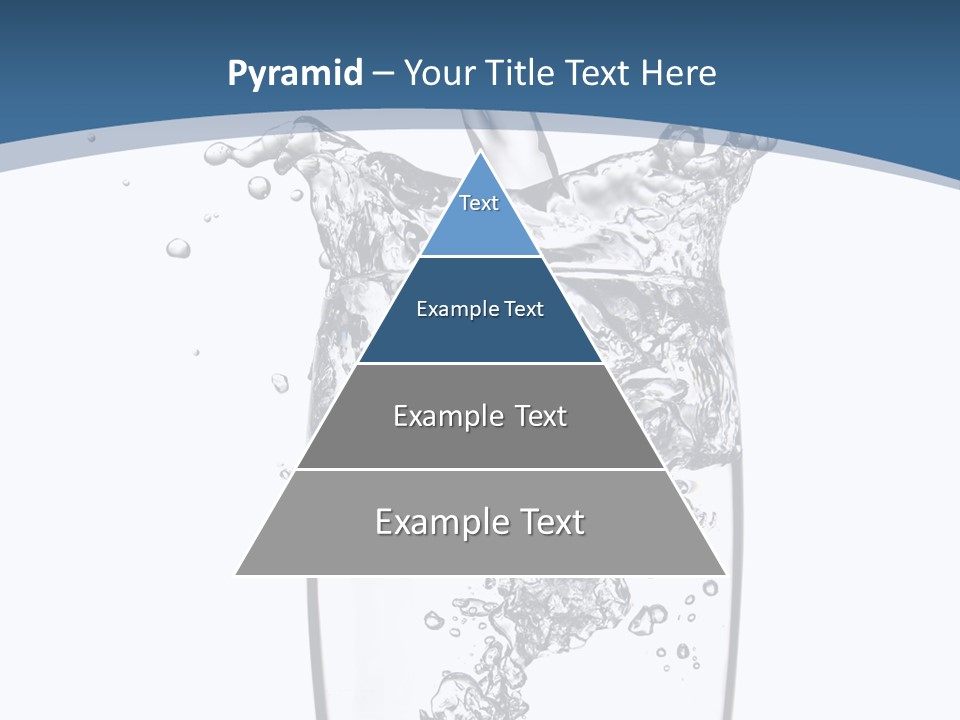 Cold Droplets White PowerPoint Template