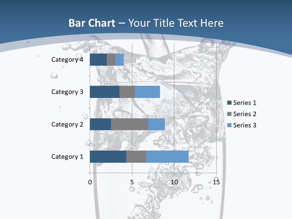 Cold Droplets White PowerPoint Template