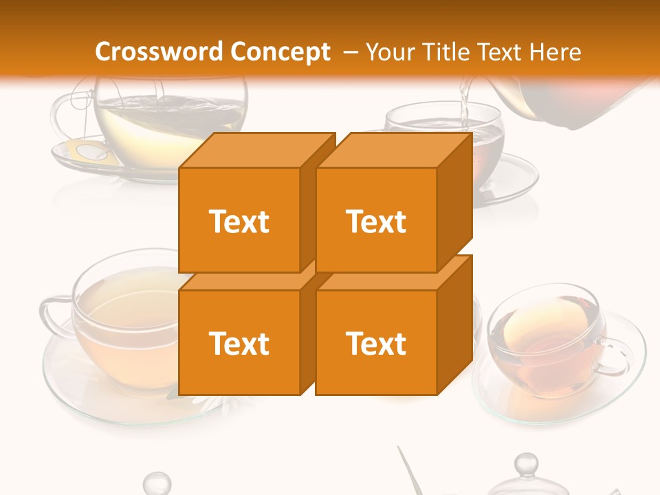 Pouring Breakfast Teapot PowerPoint Template