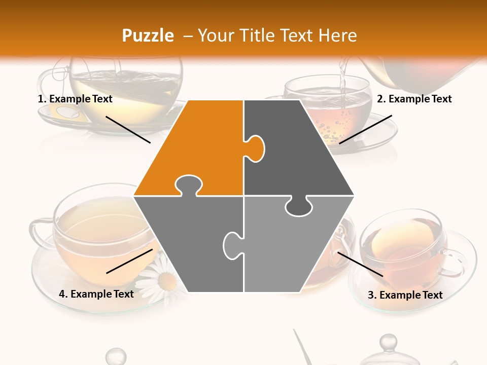 Pouring Breakfast Teapot PowerPoint Template