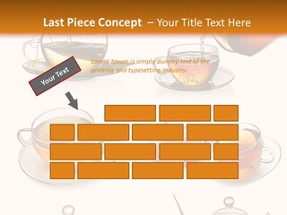 Pouring Breakfast Teapot PowerPoint Template