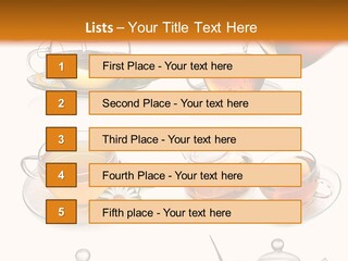 Pouring Breakfast Teapot PowerPoint Template
