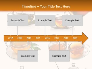 Pouring Breakfast Teapot PowerPoint Template