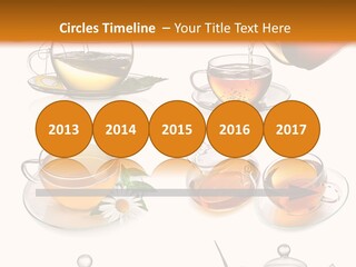 Pouring Breakfast Teapot PowerPoint Template