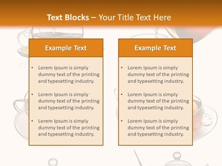 Pouring Breakfast Teapot PowerPoint Template