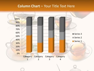 Pouring Breakfast Teapot PowerPoint Template