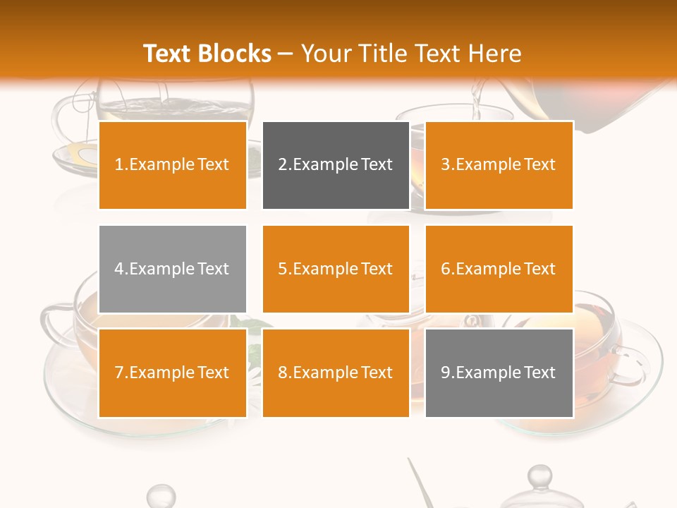 Pouring Breakfast Teapot PowerPoint Template