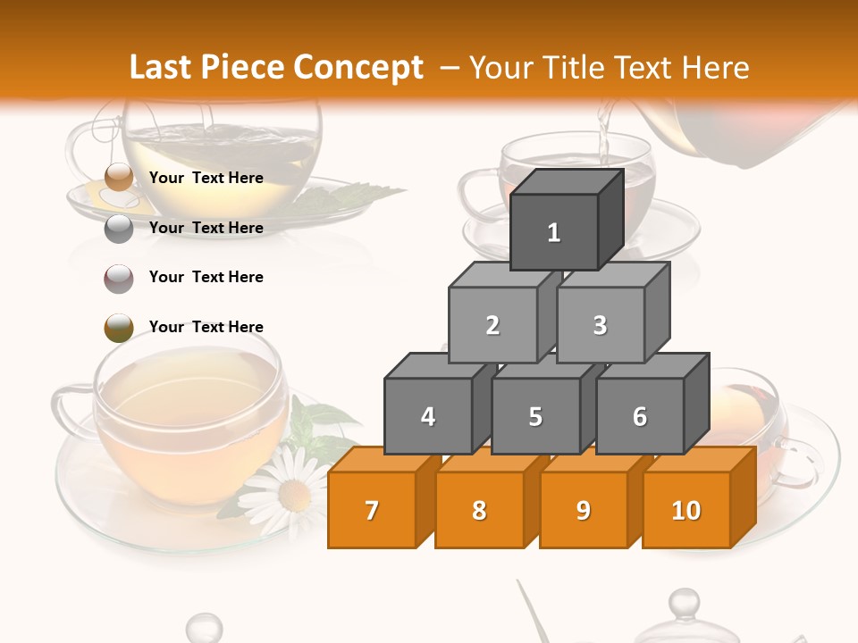 Pouring Breakfast Teapot PowerPoint Template