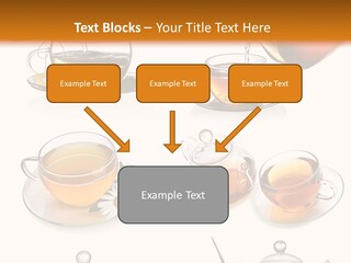 Pouring Breakfast Teapot PowerPoint Template