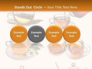 Pouring Breakfast Teapot PowerPoint Template