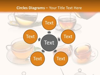 Pouring Breakfast Teapot PowerPoint Template