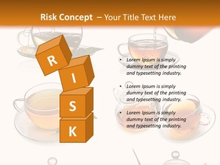 Pouring Breakfast Teapot PowerPoint Template