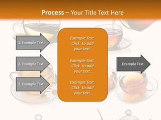 Pouring Breakfast Teapot PowerPoint Template