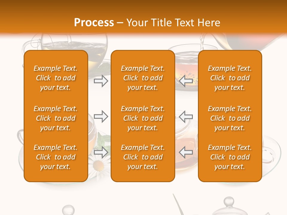 Pouring Breakfast Teapot PowerPoint Template